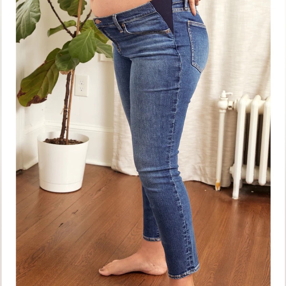 Hatch x Current Elliott The Slim maternity jean in Indigo